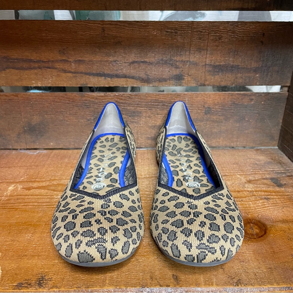Rothy's Leopard Print Round Toe Size W9 - image 2